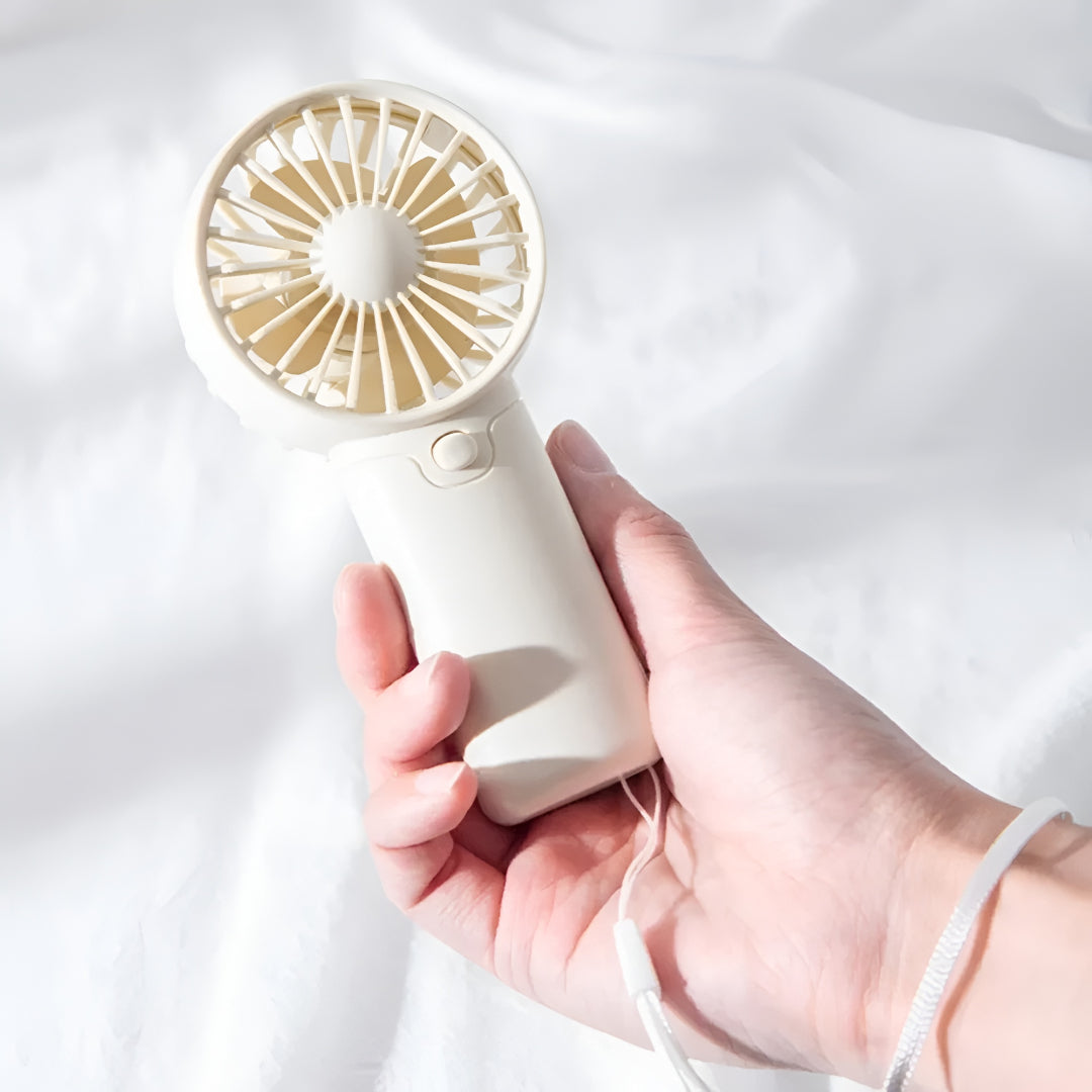Portable Fan Mini Battery Handheld Travel Cooling Fan