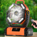 Portable Fan Rechargeable Oscillating Remote Control Camping
