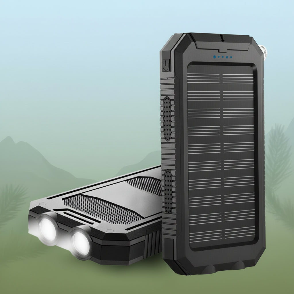 Solar Charger 20000mAh Waterproof Power Bank
