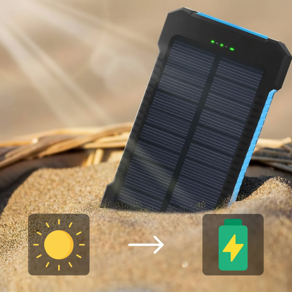 Solar Charger 20000mAh Waterproof Power Bank