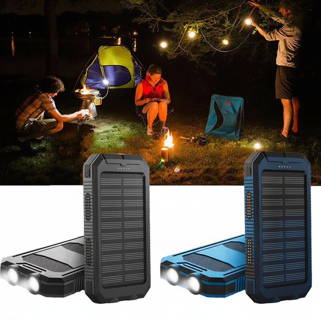Solar Charger 20000mAh Waterproof Power Bank