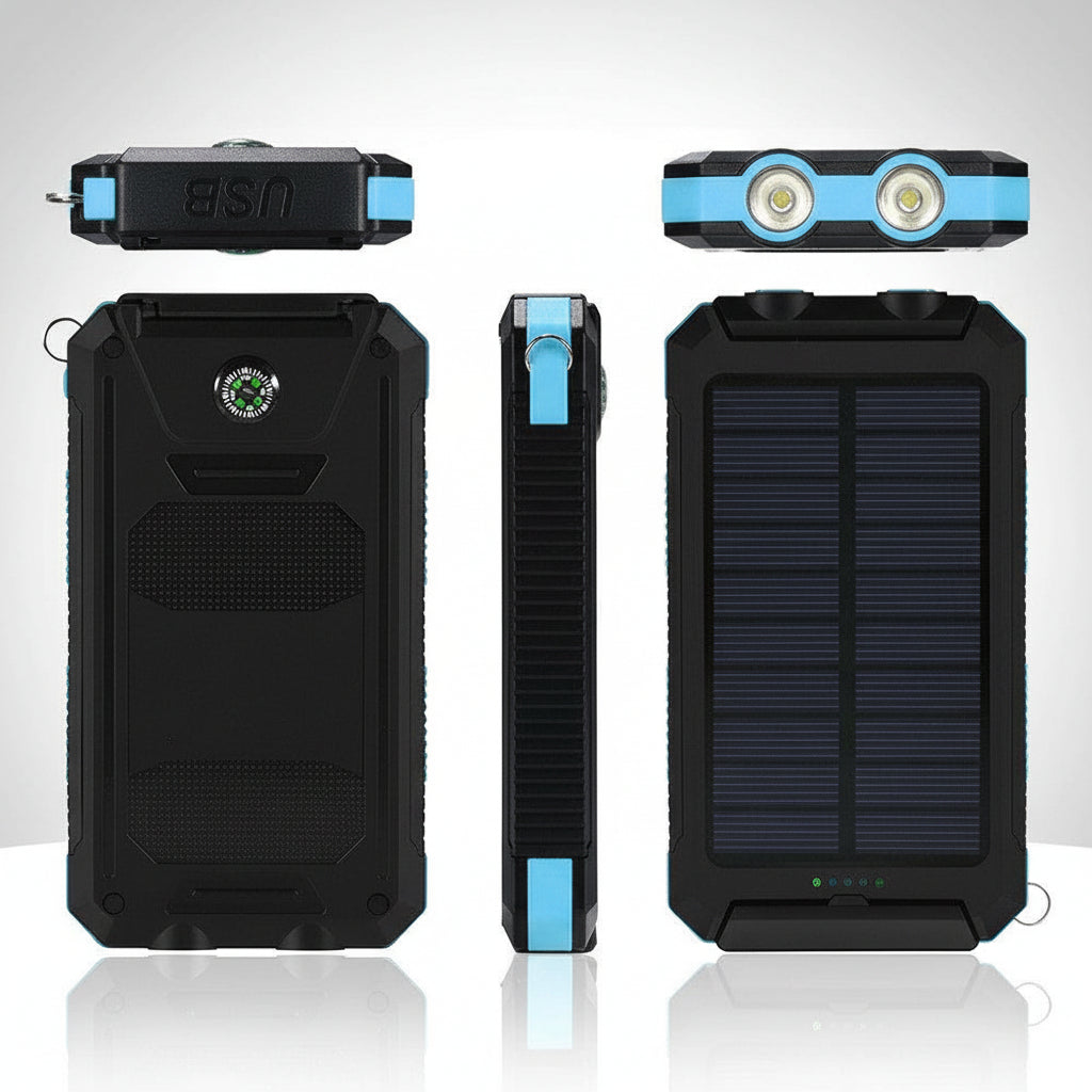 Solar Charger 20000mAh Waterproof Power Bank