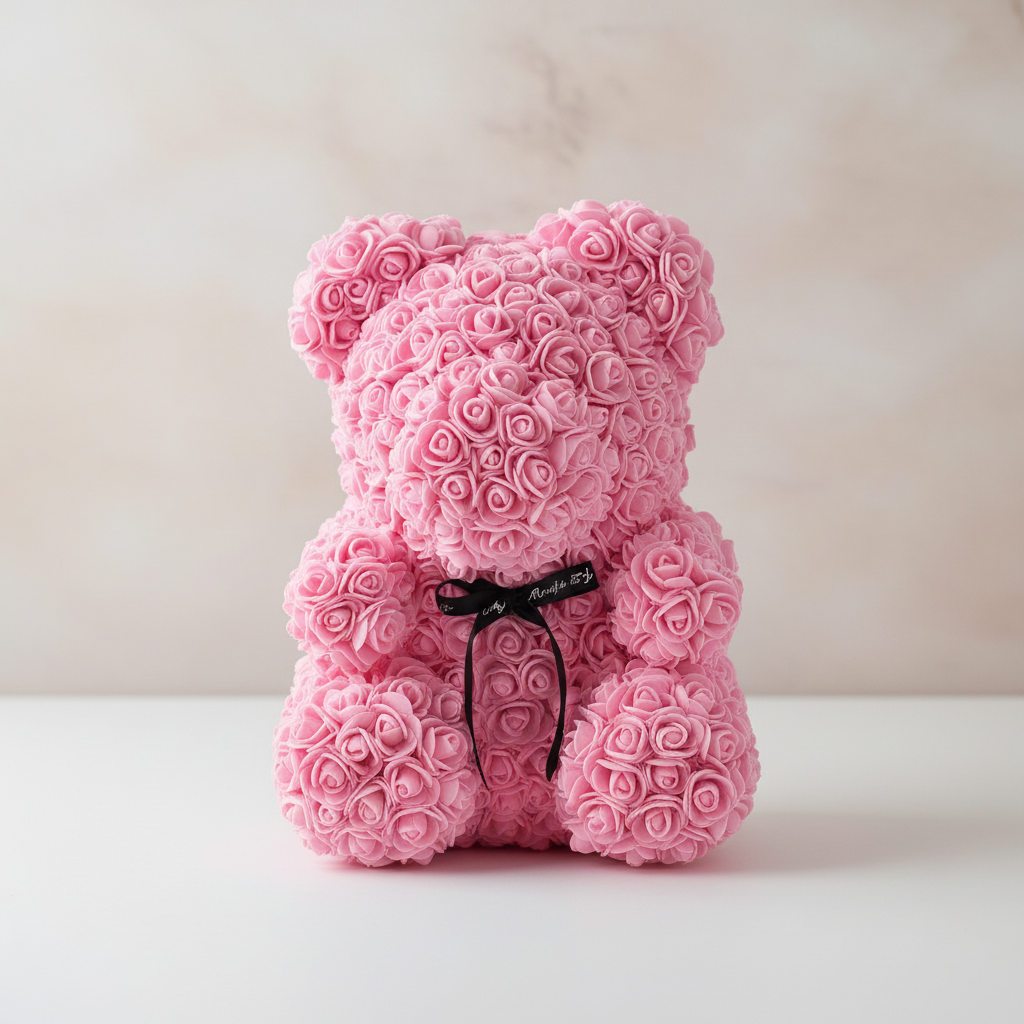 Flower Bear Rose Teddy Romantic Foam Rose Gift Decor