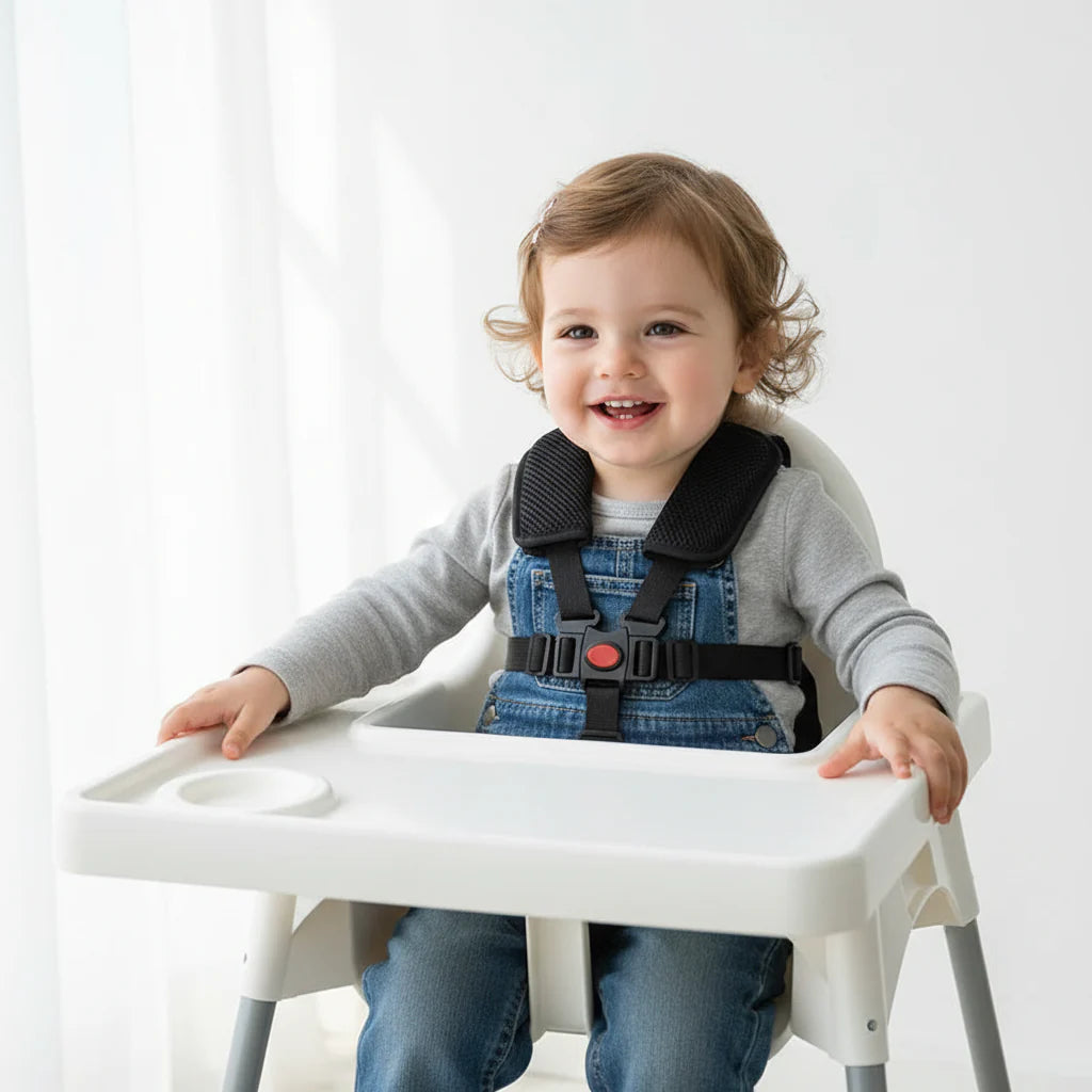 Child Safety Harness Car Seat Adjustable Straps Soft Padding