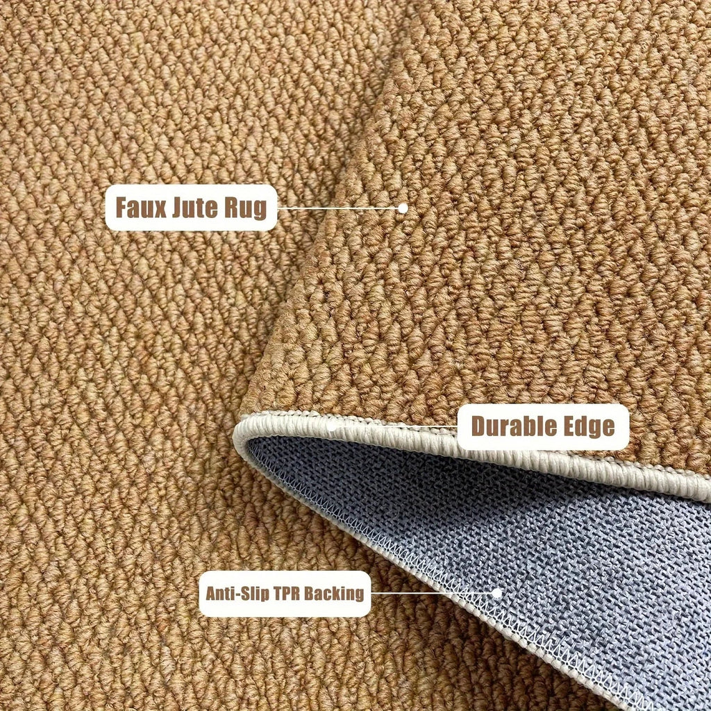 Outdoor Rugs Faux Jute Doormat | Durable & Stylish Entrance Mat