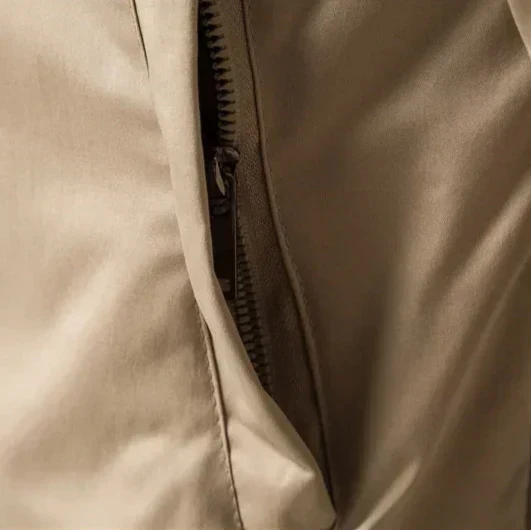 Men's Lightweight Zip-Up Bomber Jacket with Ribbed Trim - Stylish & Comfortable Outerwear for All Seasons