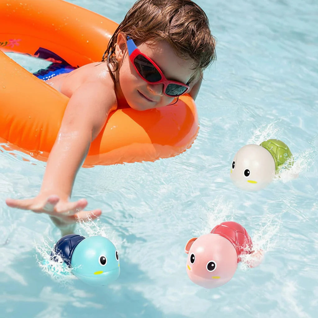 Bath Toys Wind Up Swimming Sea Animal Set
