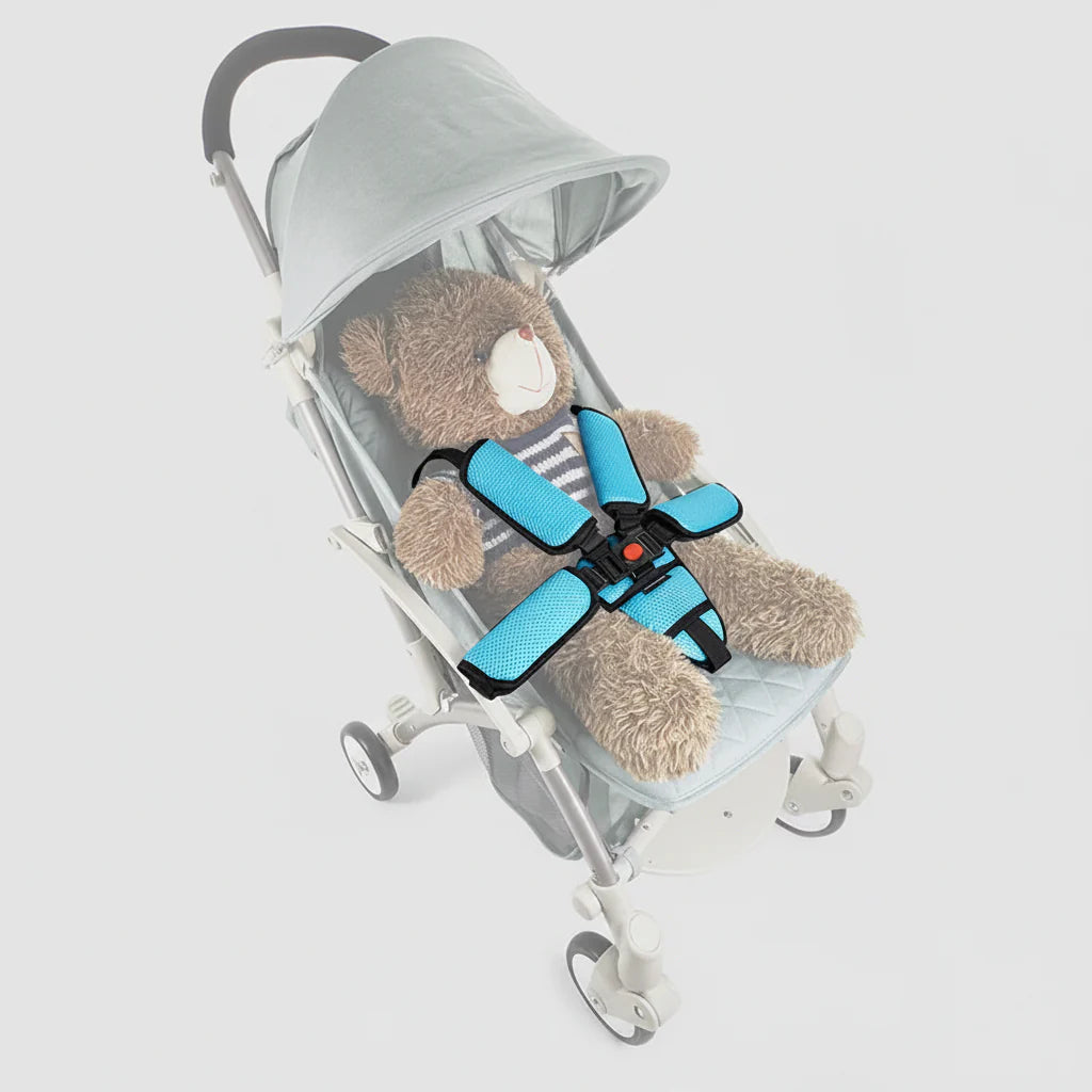 Child Safety Harness Car Seat Adjustable Straps Soft Padding