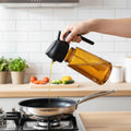 Oil Dispenser Bottle Glass Olive Oil Sprayer Cooking