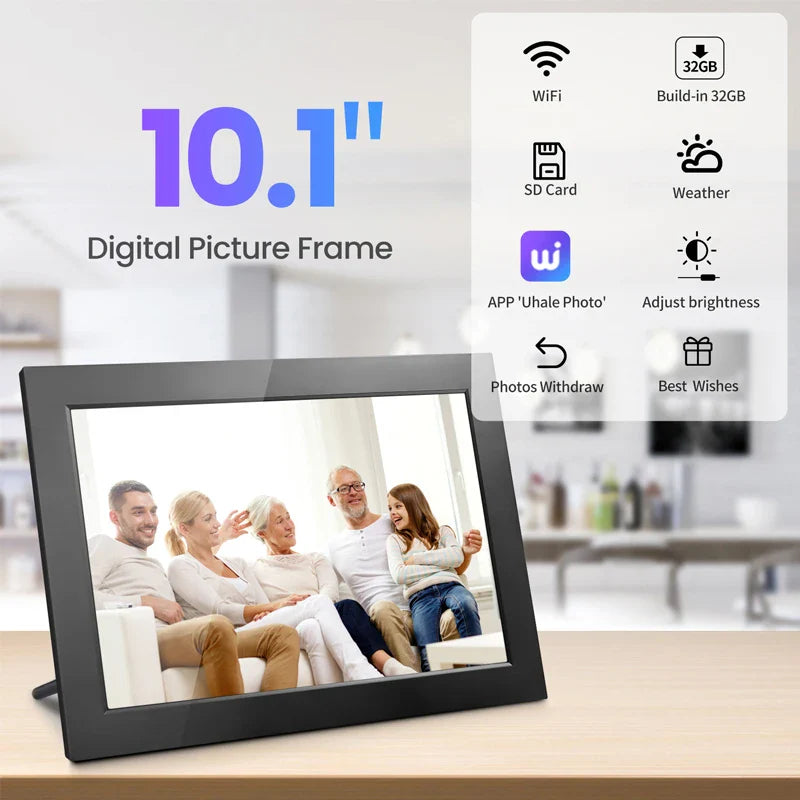 Memora | WiFi Digital Photo Frame | IPS HD Touch Screen, 32GB