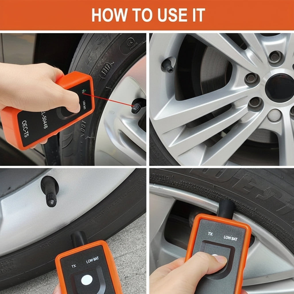 TPMS Reset Tool Wireless Tire Pressure Sensor Relearn Device