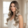 Hair Extensions Clip In Long Wavy Remy Human Hair