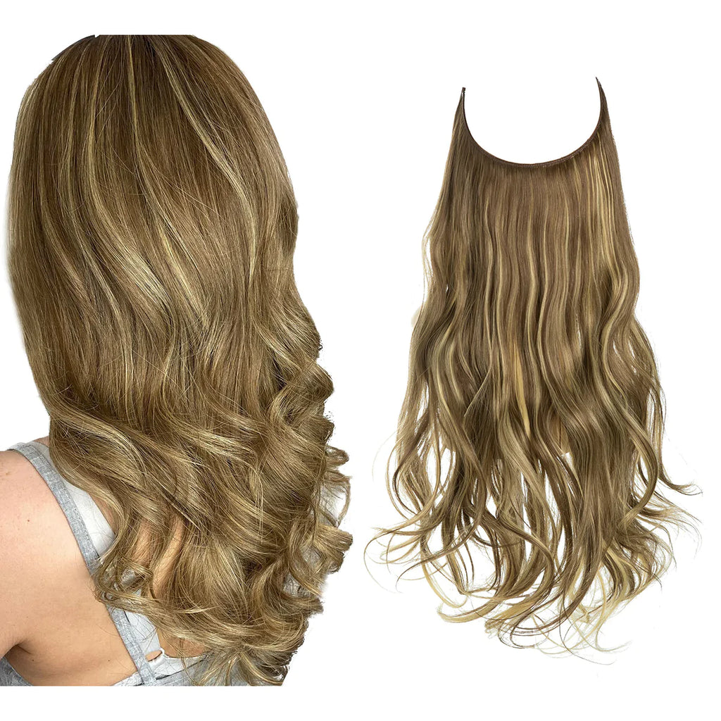 Hair Extensions Clip In Long Wavy Remy Human Hair