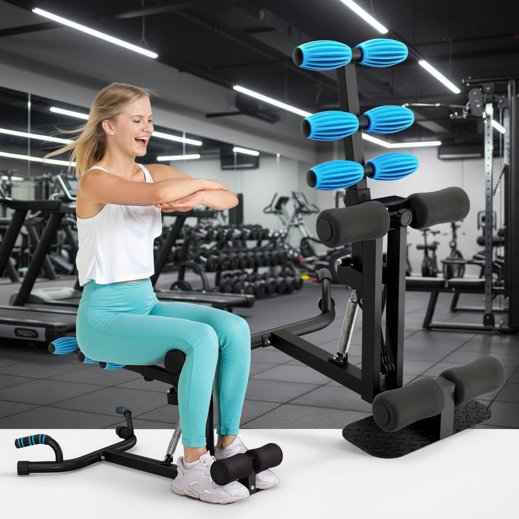 Squat Machine Adjustable Glutes Trainer Home Gym Leg Workout