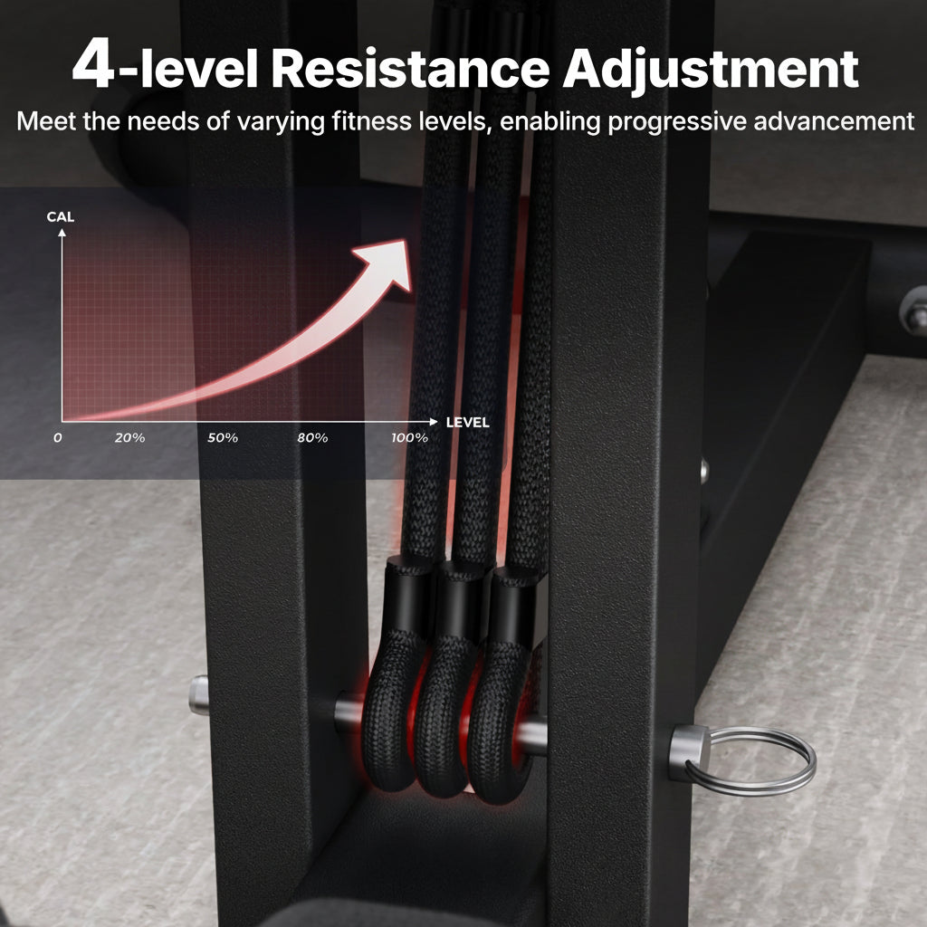 Squat Machine Adjustable Glutes Trainer Home Gym Leg Workout