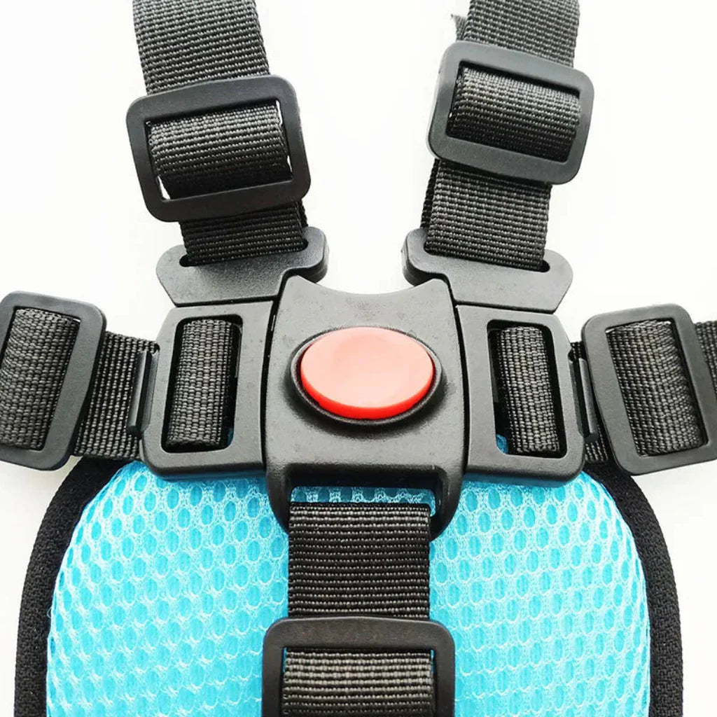 Child Safety Harness Car Seat Adjustable Straps Soft Padding