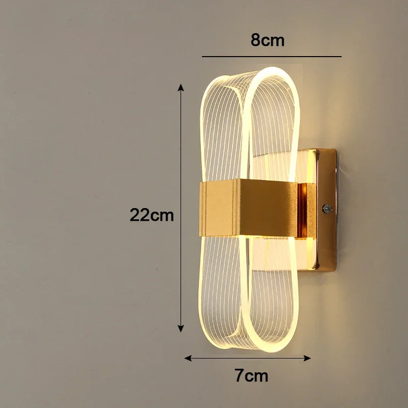 Nordic Luxury LED Wall Lamp | Modern Aluminium Decorative Light