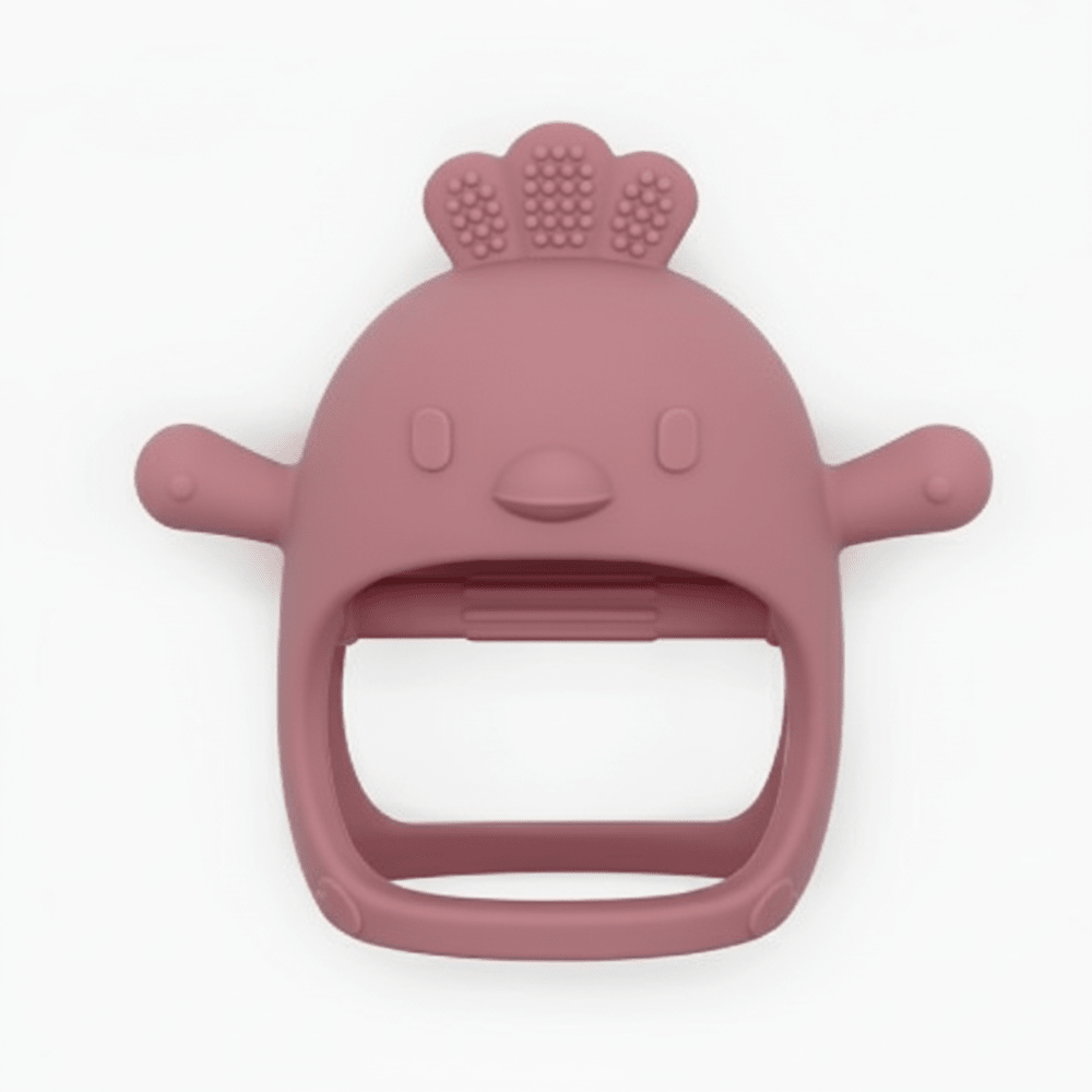 Baby Teething Mitten Silicone Chew Glove Soothing Sore Gums