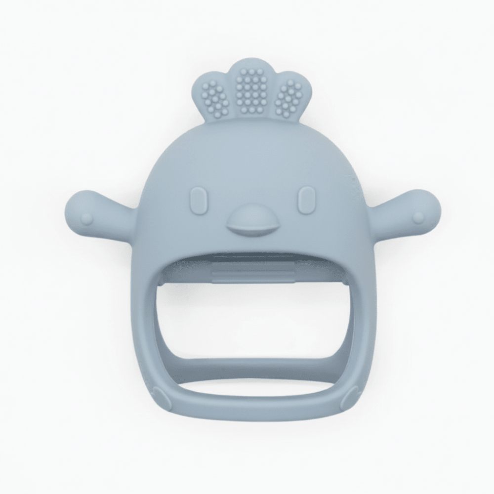 Baby Teething Mitten Silicone Chew Glove Soothing Sore Gums
