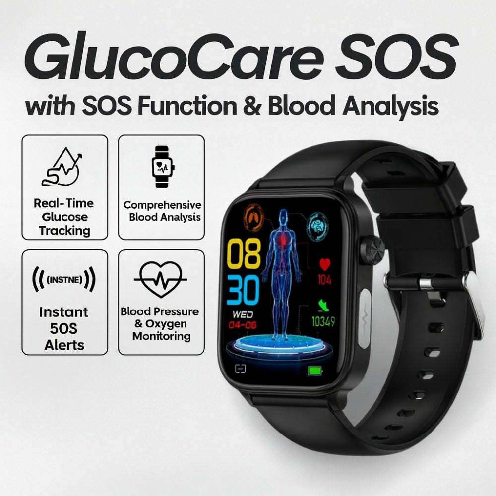 Smartwatch Health Monitoring GPS Alert Wristband