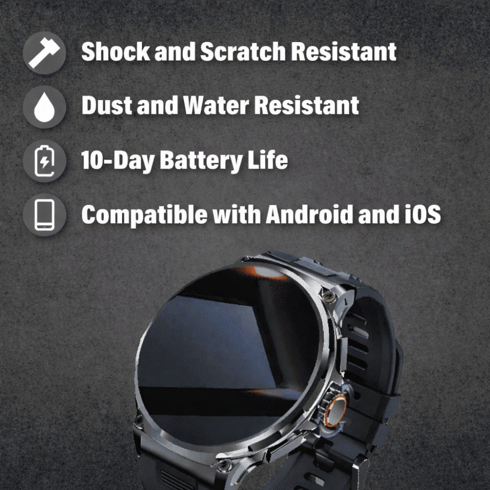 Smartwatch Rugged Outdoor Multi Sport Watch