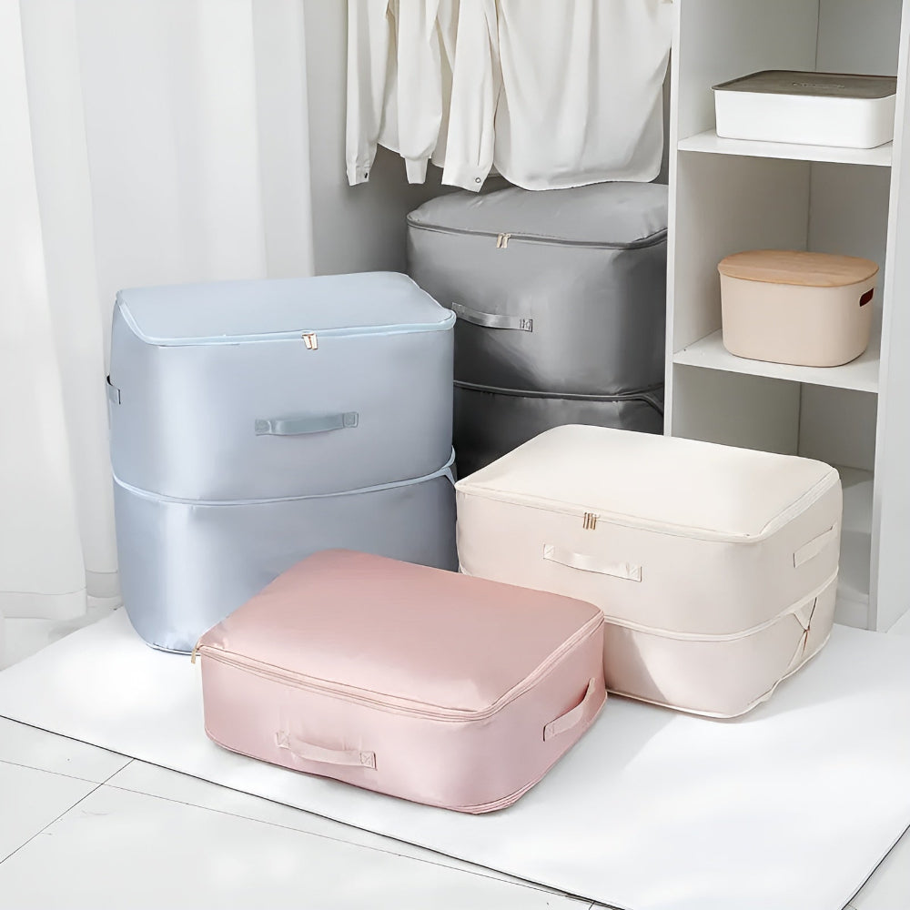 Storage Bags Compression Closet Clothing Bedding Organizer