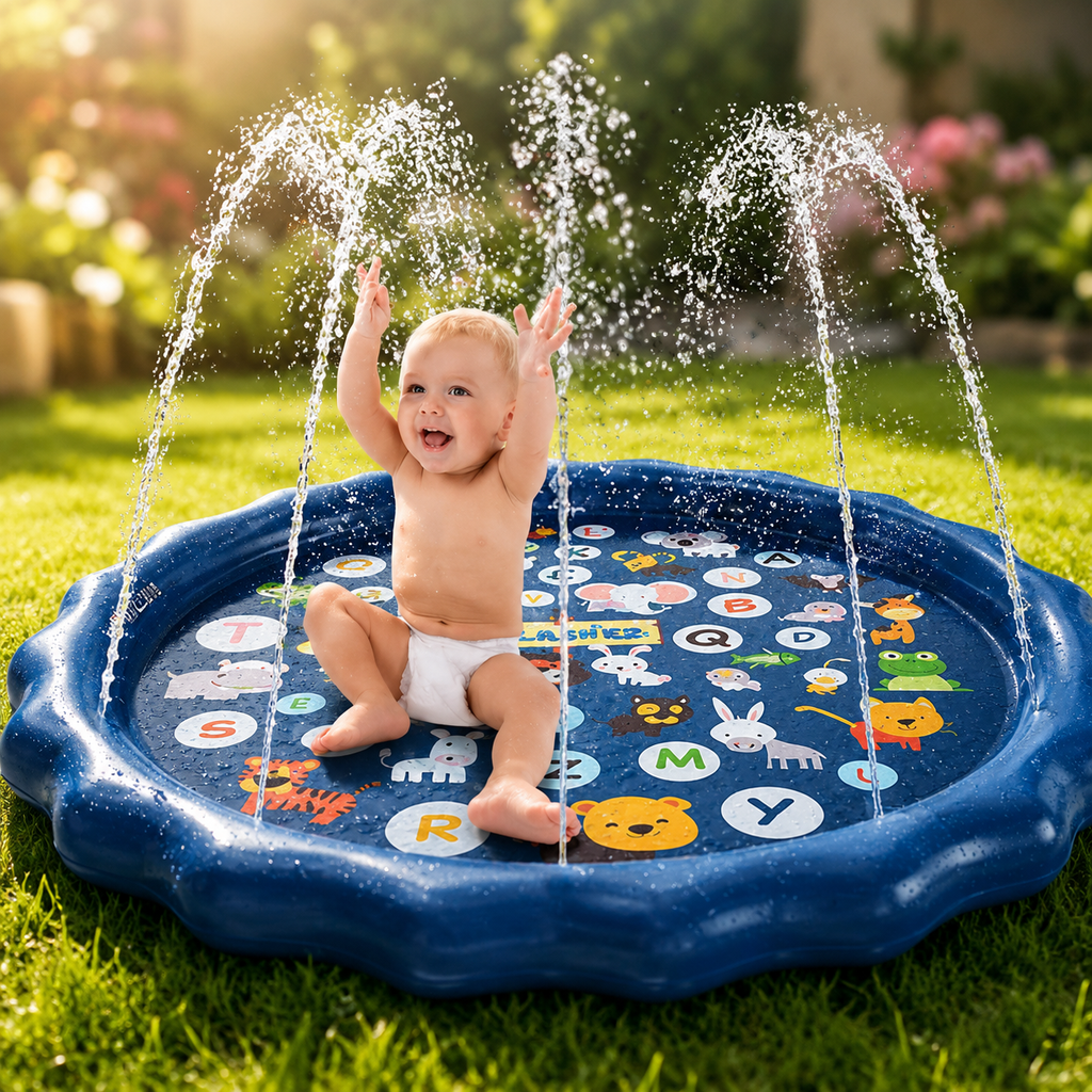 Summer Kids Splash Pad Water Play Mat