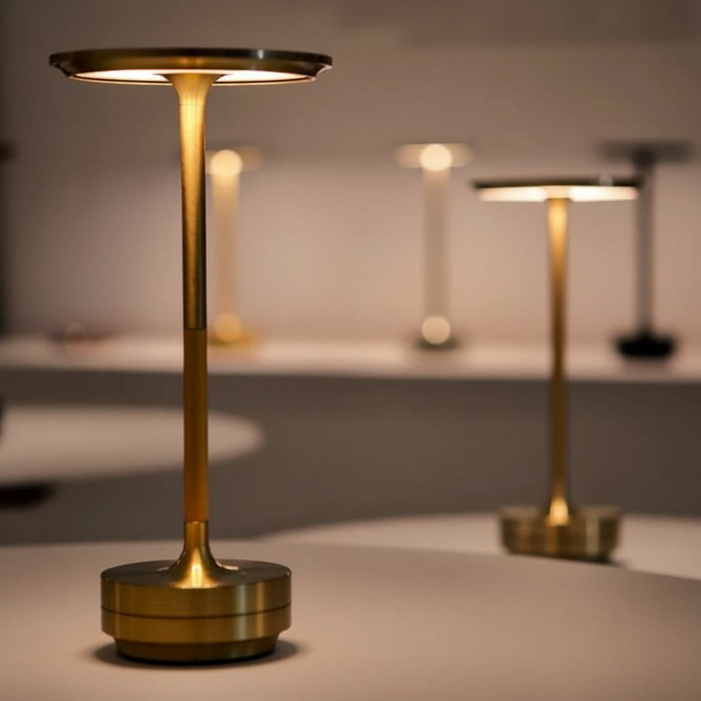 Table Lamp Rechargeable LED Touch Control Metal