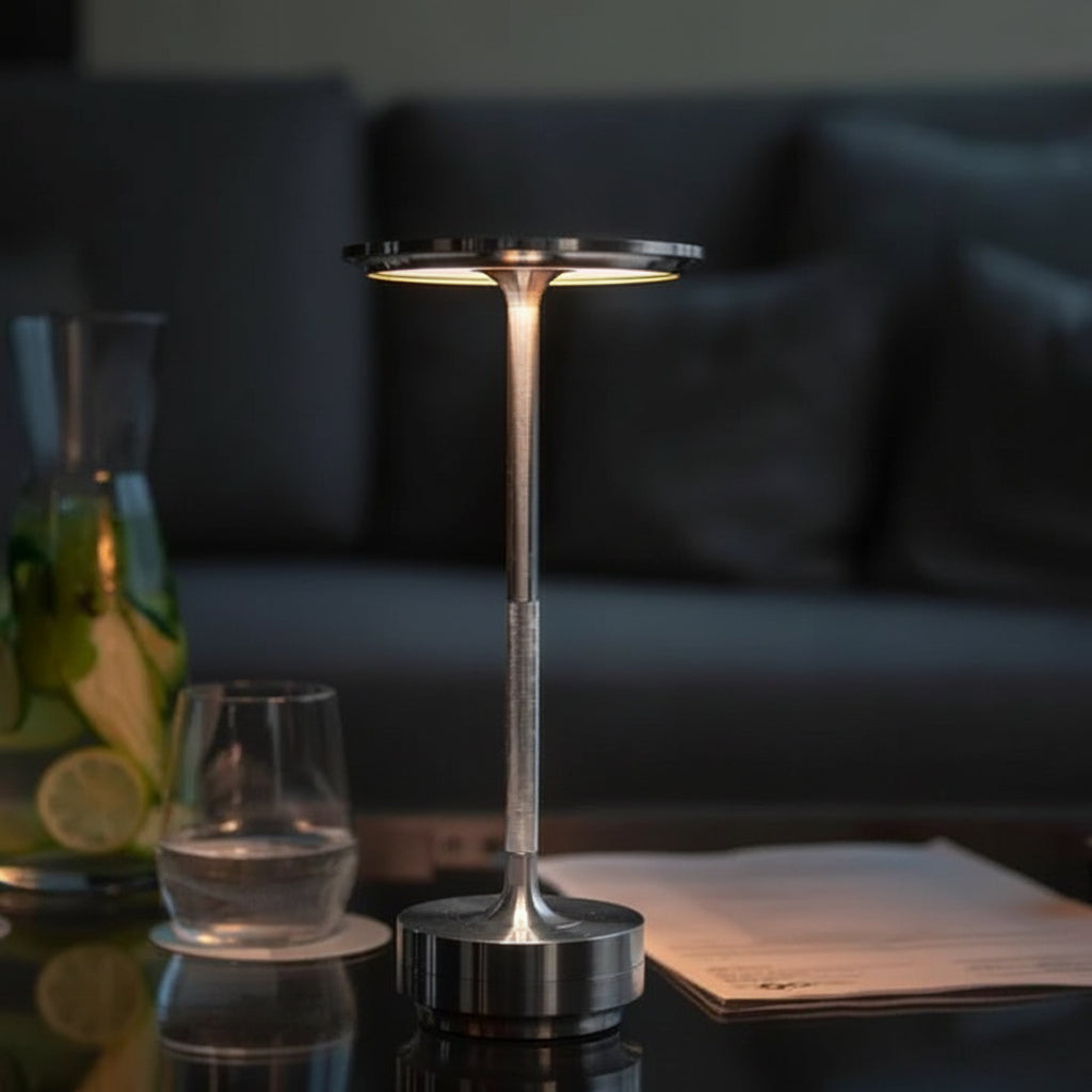 Table Lamp Rechargeable LED Touch Control Metal