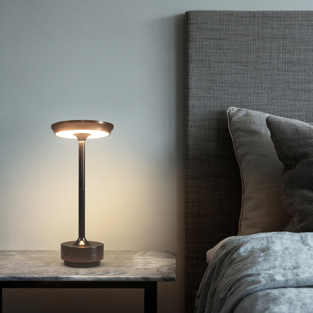 Table Lamp Rechargeable LED Touch Control Metal