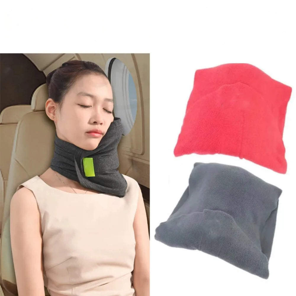 Travel Pillow Neck Support Wrap Adjustable Travel Scarf