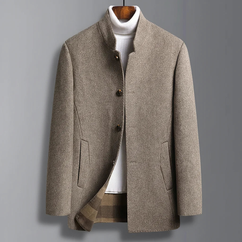 Winter Jacket Men Waterproof Quilted Down Slim Fit Outerwear