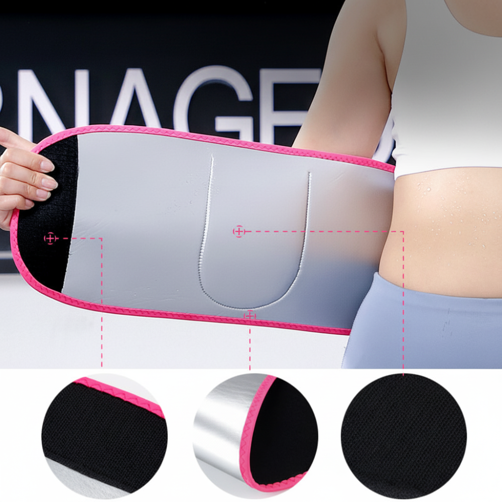 Waist Trainer Core Support Sweat Belt Abdominal Slimming Wrap