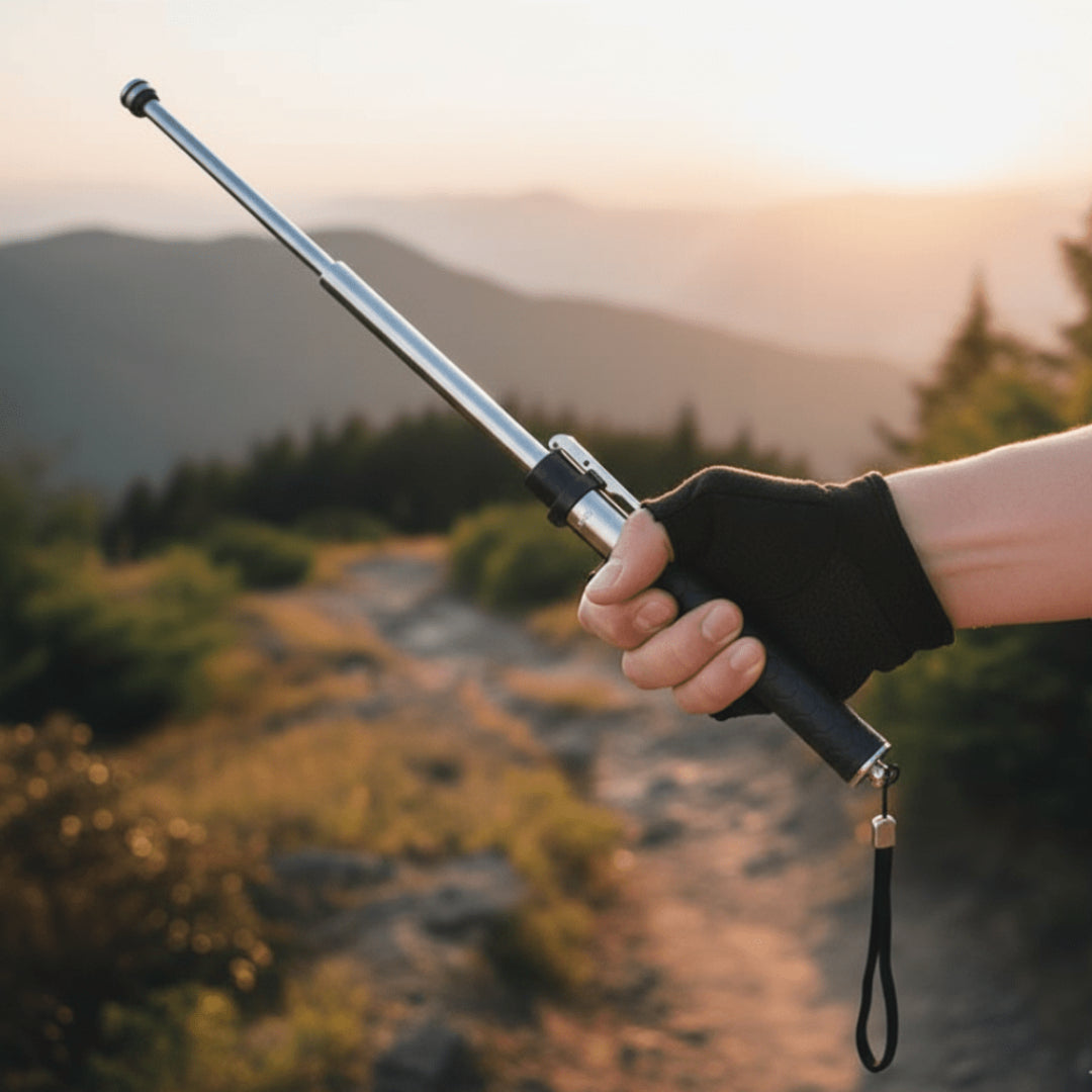 Walking Stick Folding Outdoor Travel Support Cane