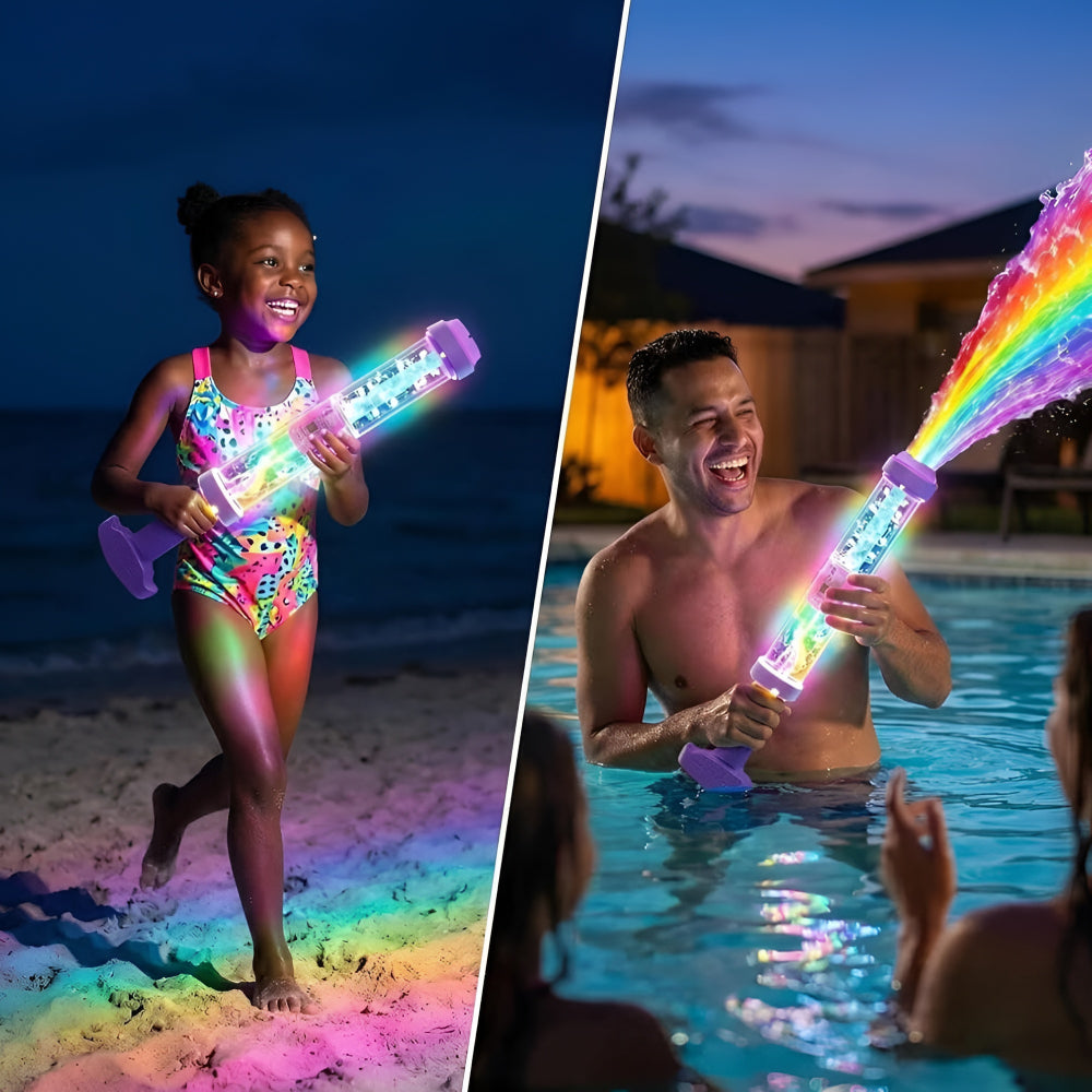Water Gun LED Water Blaster Summer Toy Outdoor Play
