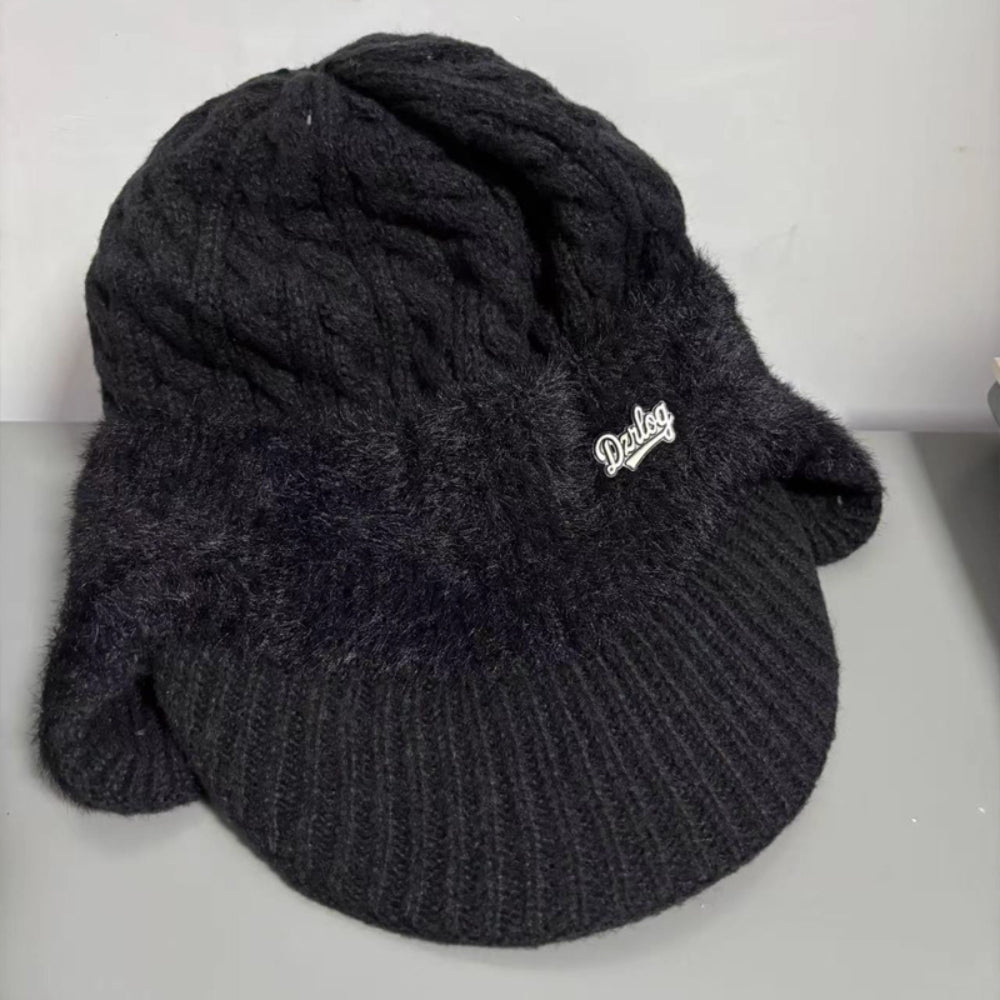 Knit Trapper Hat Ear Flap Winter Cold Weather Cap