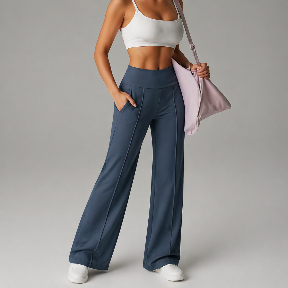 Women Yoga Pants High Waisted Flared Stretch Athletic Leggings