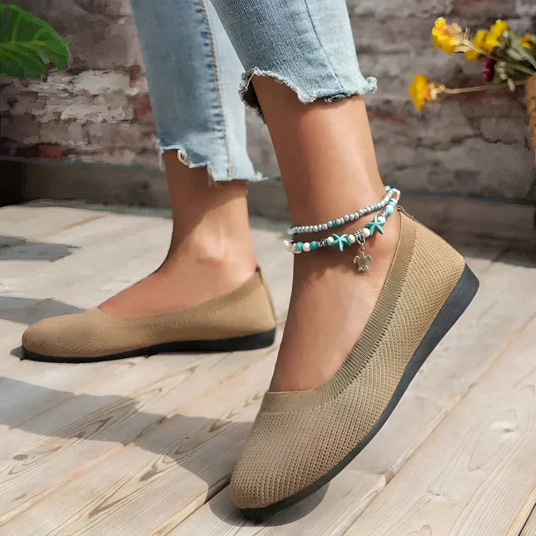 Women's Flats Arch Support Casual Walking Shoes