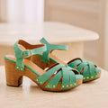 Women's Sandals Chunky Heel Strappy Summer Shoes