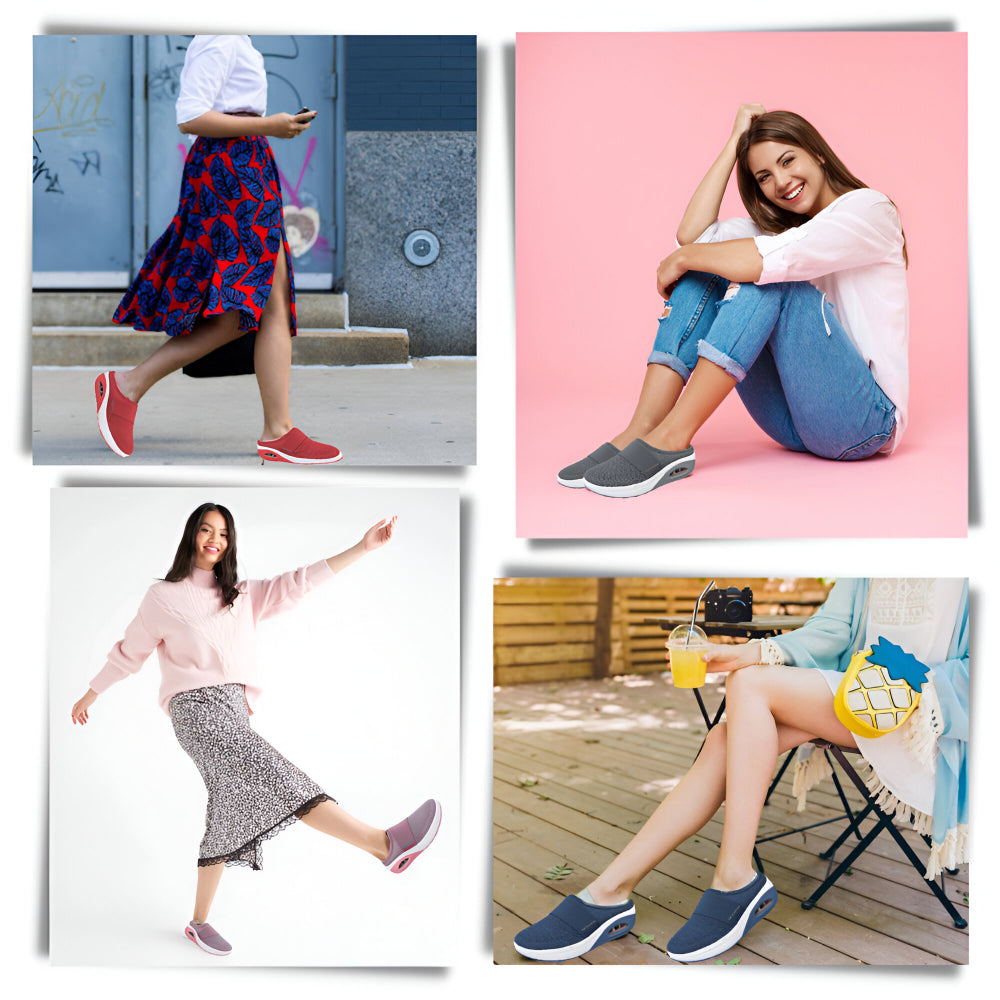 Women’s Shoes Slip Walking Mesh Cushion Sole