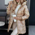 Women’s Winter Coat Hooded Padded Quilted Jacket