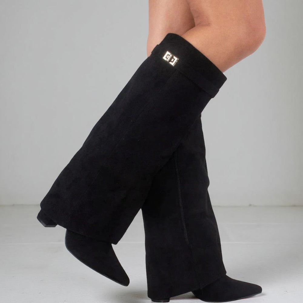Women's Knee-High Fashion High Boots | Pointed-Toe