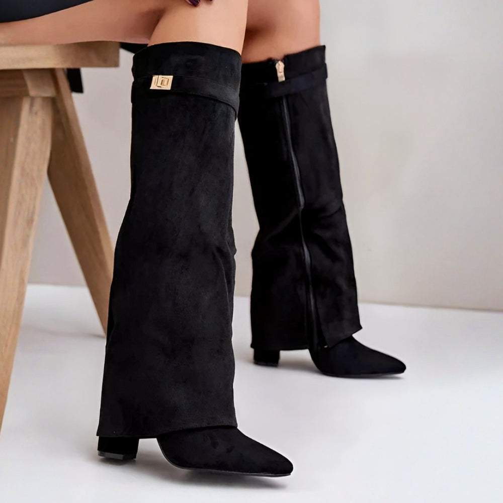 Women's Knee-High Fashion High Boots | Pointed-Toe