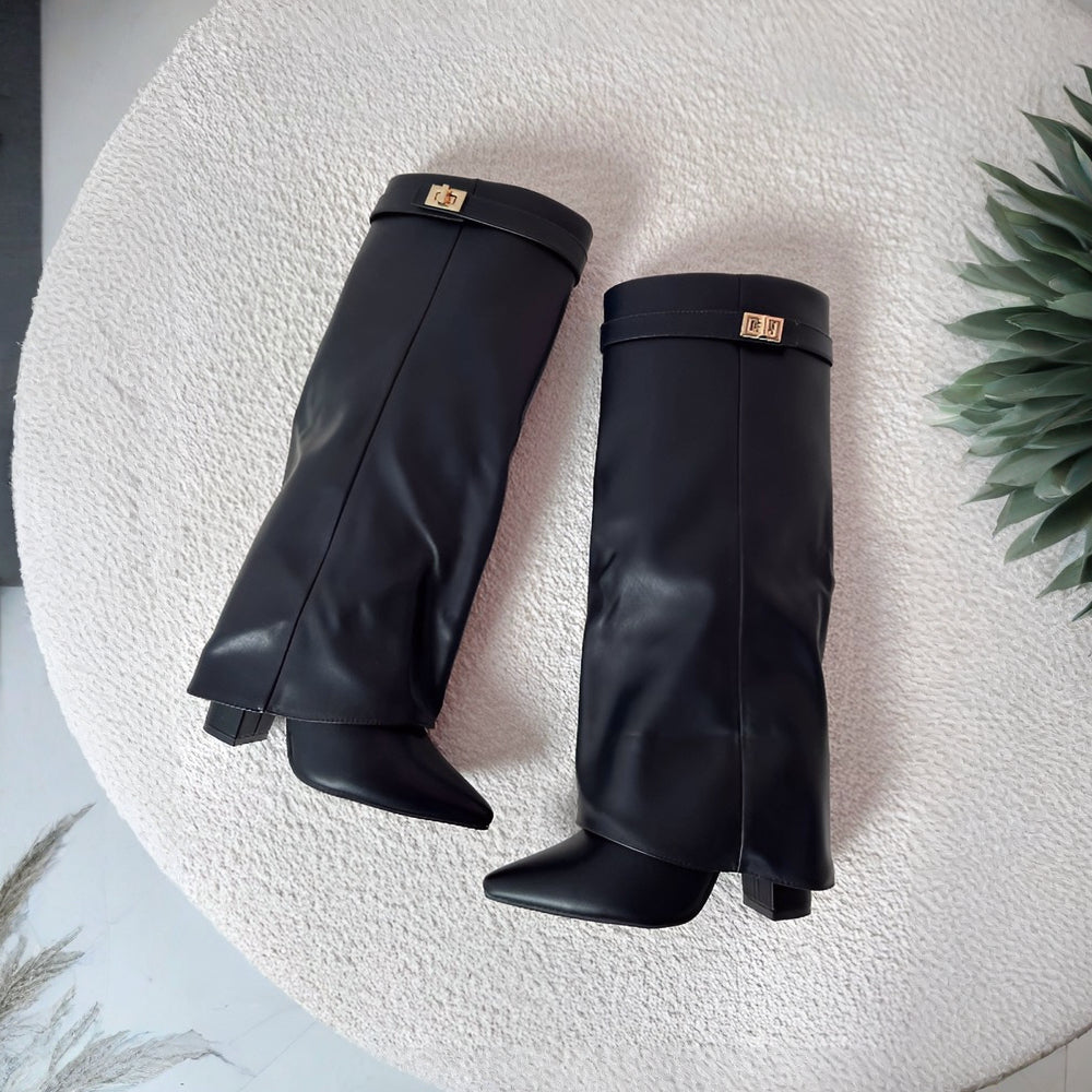 Women's Knee-High Fashion High Boots | Pointed-Toe