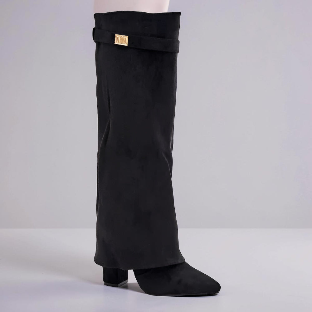 Women's Knee-High Fashion High Boots | Pointed-Toe