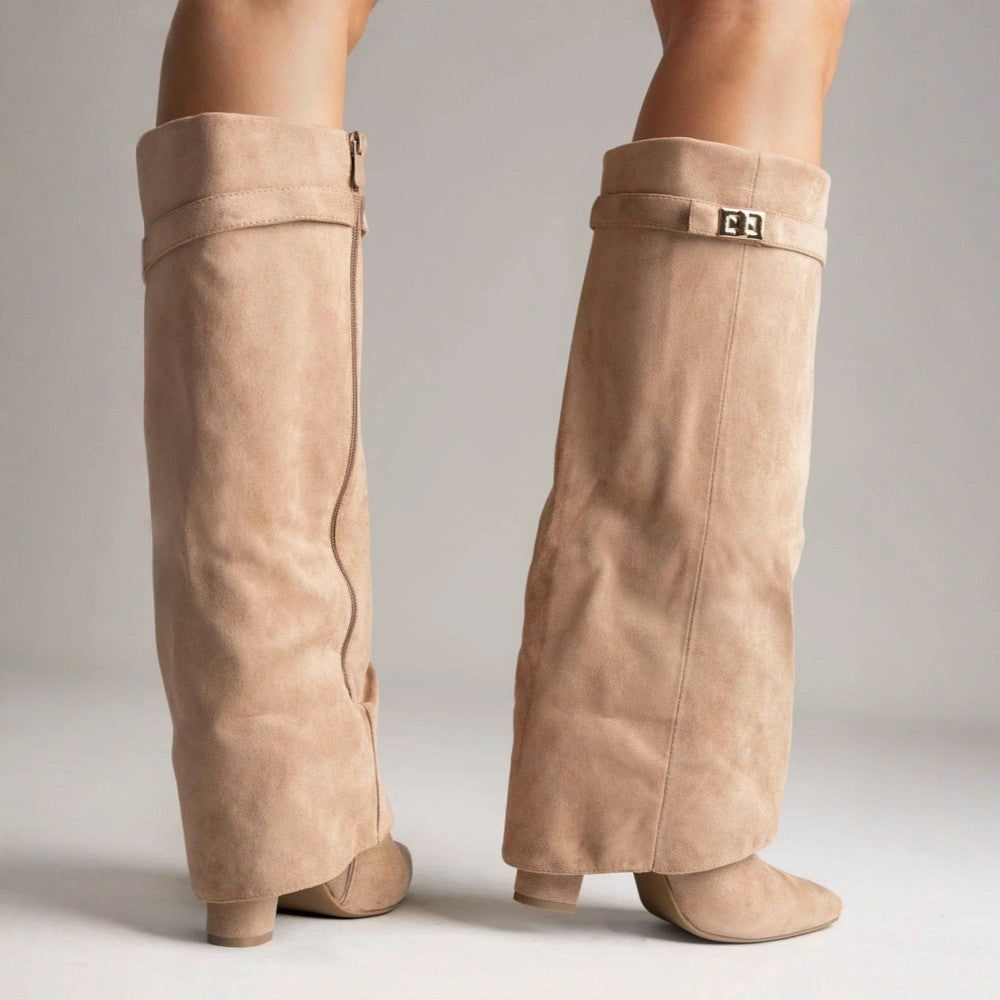 Women's Knee-High Fashion High Boots | Pointed-Toe