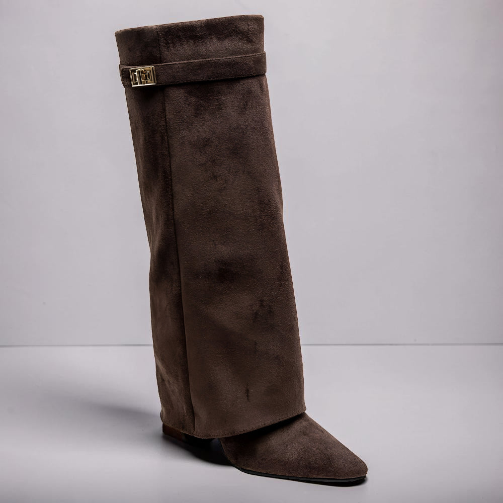 Women's Knee-High Fashion High Boots | Pointed-Toe