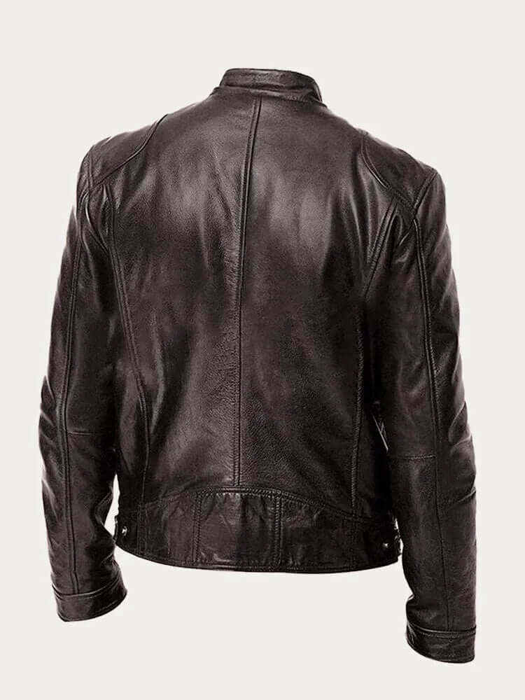 Men's Classic Genuine Leather Jacket - Stylish, Durable Outerwear for All Seasons | Premium Quality Fashion Jacket