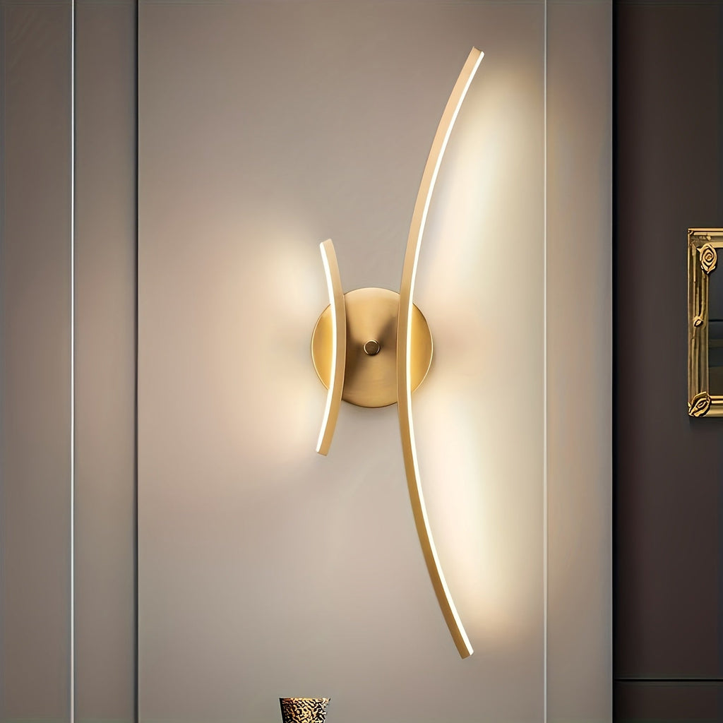 Modern LED Wall Light | Linear Wall Sconce for Bathroom, Living Room & Dining Spaces