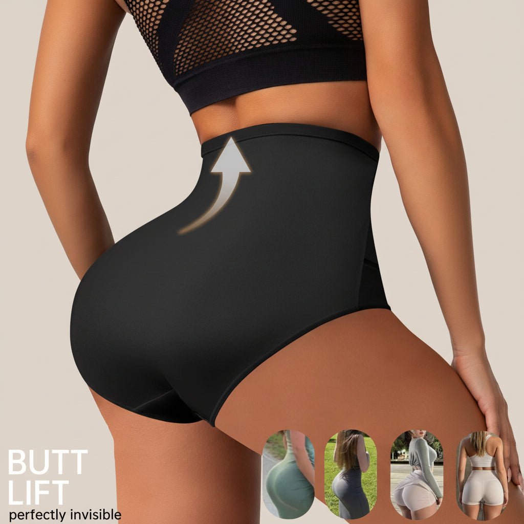 Shapewear High Waisted Tummy Control Briefs Seamless Body Shaper